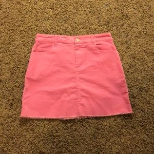 Pink skirt